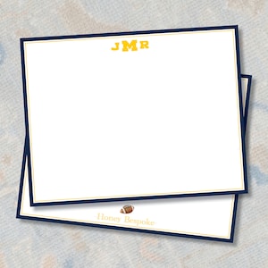 Personalized Michigan Stationery/ University Stationery Gifts / Personalized Michigan Graduation Gifts / Michigan Christmas Gift