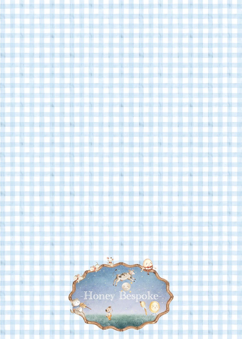 Nursery Rhyme Baby Shower Invitation | Storybook Shower Invite | Preppy 画像 8