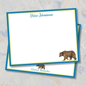 Personalized California Stationery / Blue & Gold College Gifts / California Graduation Gift / University Stationery Gifts / Los Angeles Gift