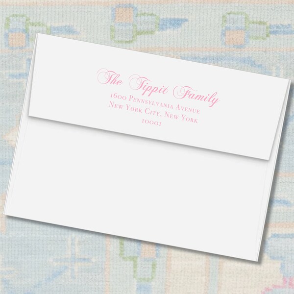 Recipient Address Etsy