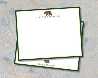 Personalized Baylor Stationery/ Longhorns / Baylor Graduation Gift/ Baylor Gift Ideas / Baylor Bears Thank You Notes / Sic Em Bears