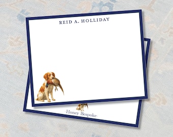 Brittany Spaniel Stationery | Personalized Hunting Dog Notecards | Gift for Hunters