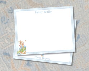 Personalized Peter Rabbit Stationery | Beatrix Potter Baby Shower Thank You Cards