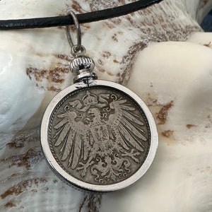 Antique coin pendant