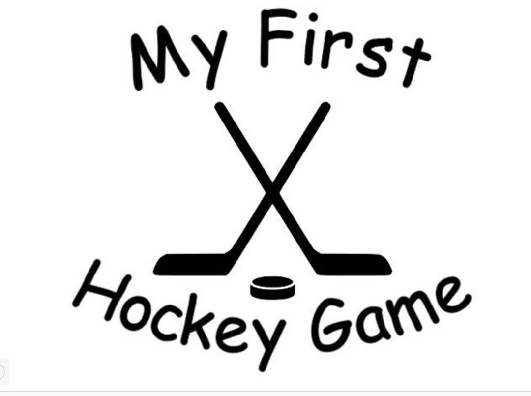 My First Hockey Name Digital File Svg File Etsy