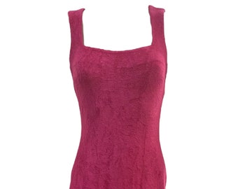 Vestido de tela de rizo de los años 90 versus Gianni Versace