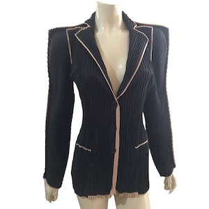 Jean Paul Gaultier pleated structured button down