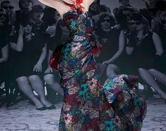 2011 Lanvin Spring Collection Runway One Shoulder Black