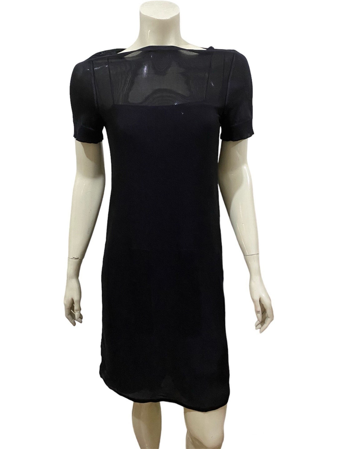 Jil Sander Leichtes Strickkleid mit Innenstrickteil