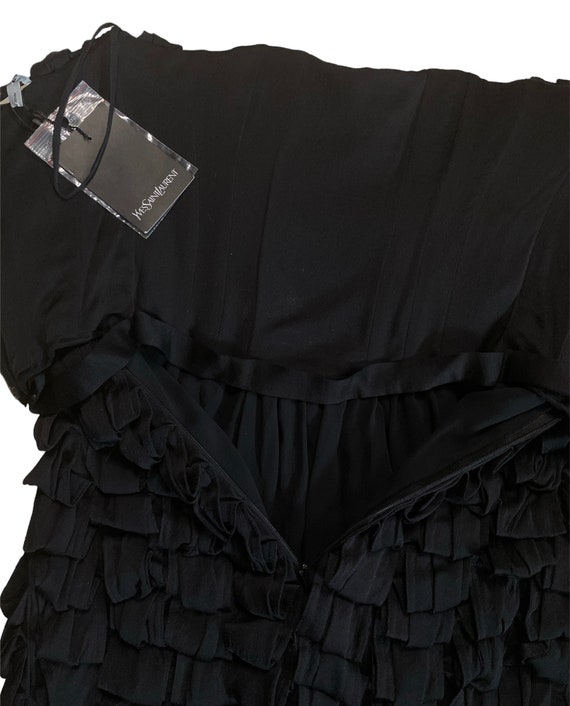 Yves Saint Laurent Silk Dress with Inner Corset, … - image 5