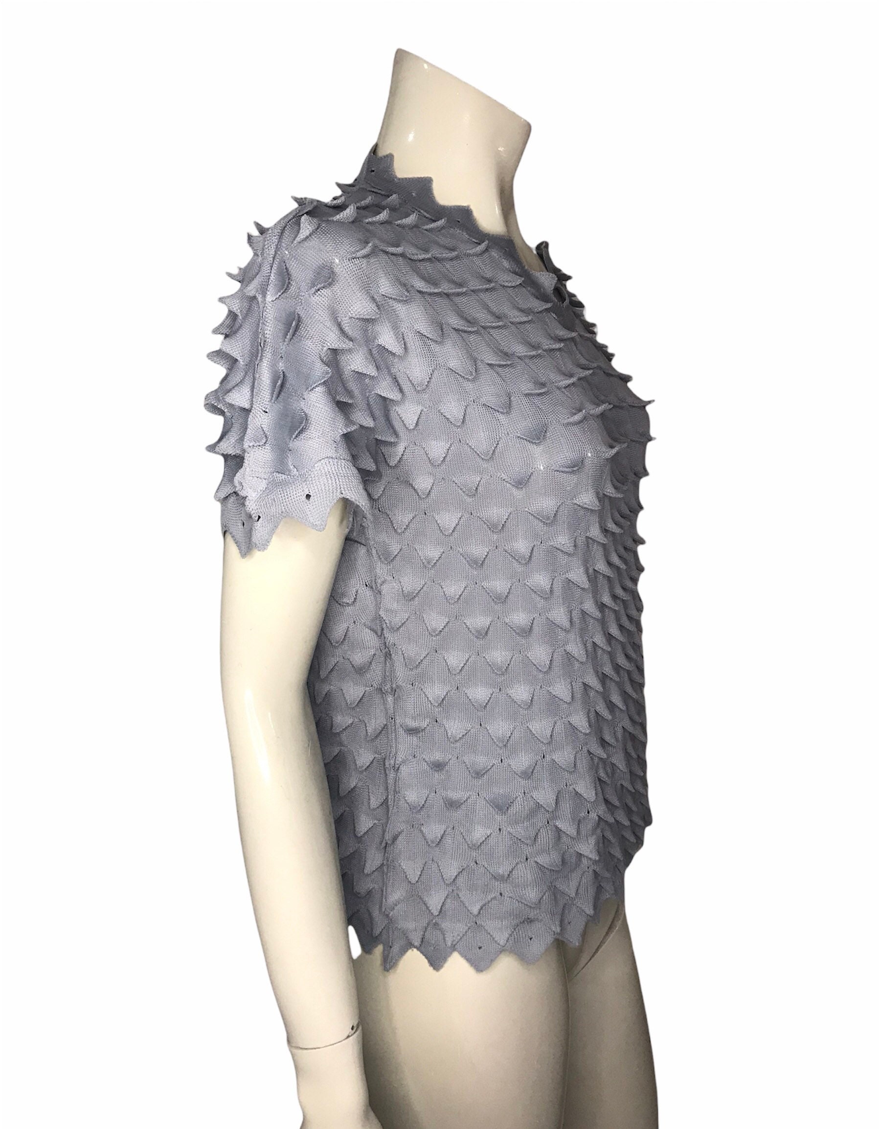 美品⭐️希少　ISSEI MIYAKE 3Dスチームストレッチカットソー Issey Miyake 3D Spike Top - Etsy