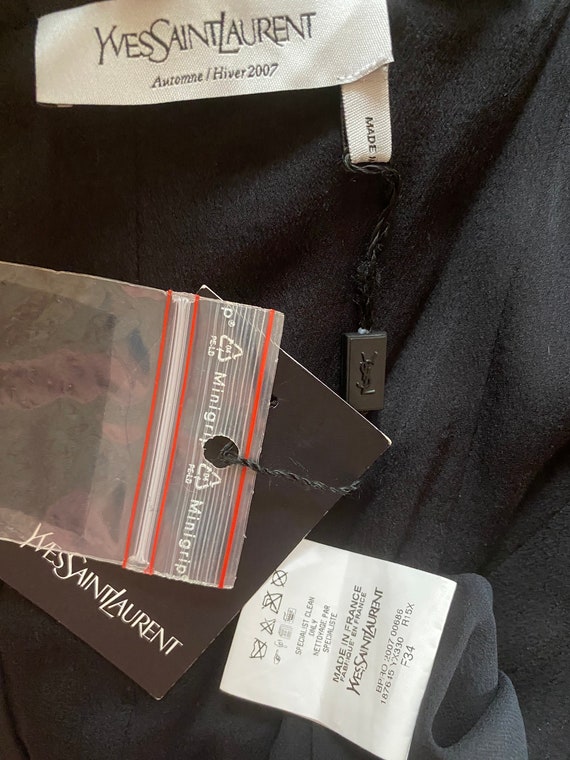 Yves Saint Laurent Silk Dress with Inner Corset, … - image 8