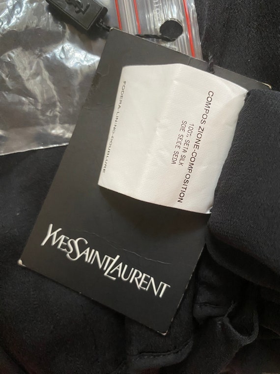 Yves Saint Laurent Silk Dress with Inner Corset, … - image 10