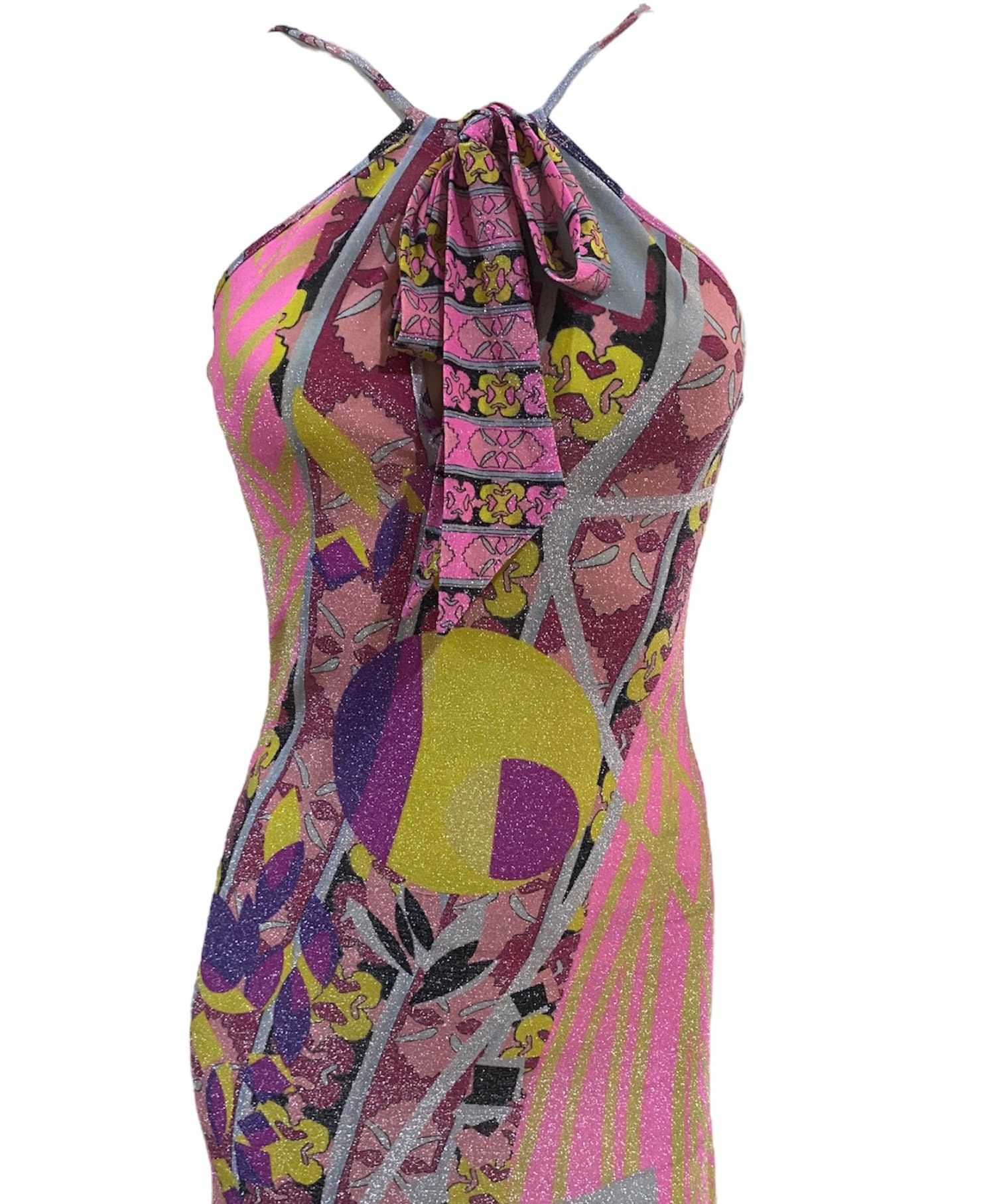 Christian Lacroix Bazar Keyhole Pussybow Maxi Dress - Etsy