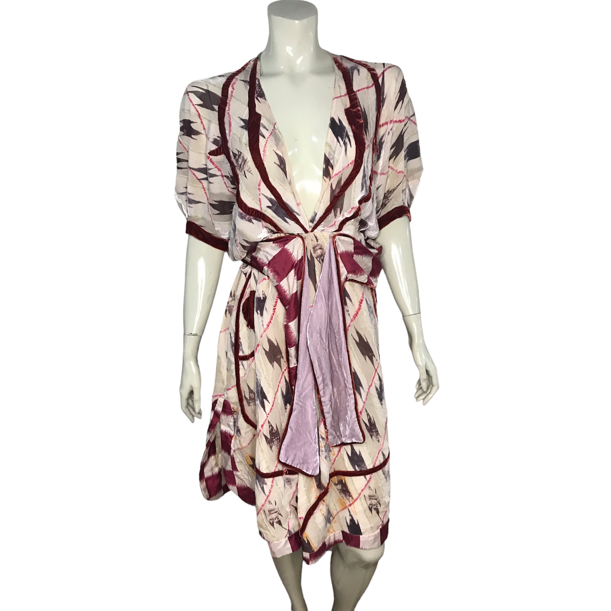 最旬トレンドパンツ Tsumori Chisato Print Dress With Velvet Detail and スーツ・フォーマル・ドレス