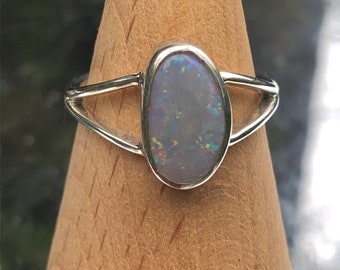 Australischer Opal Ring