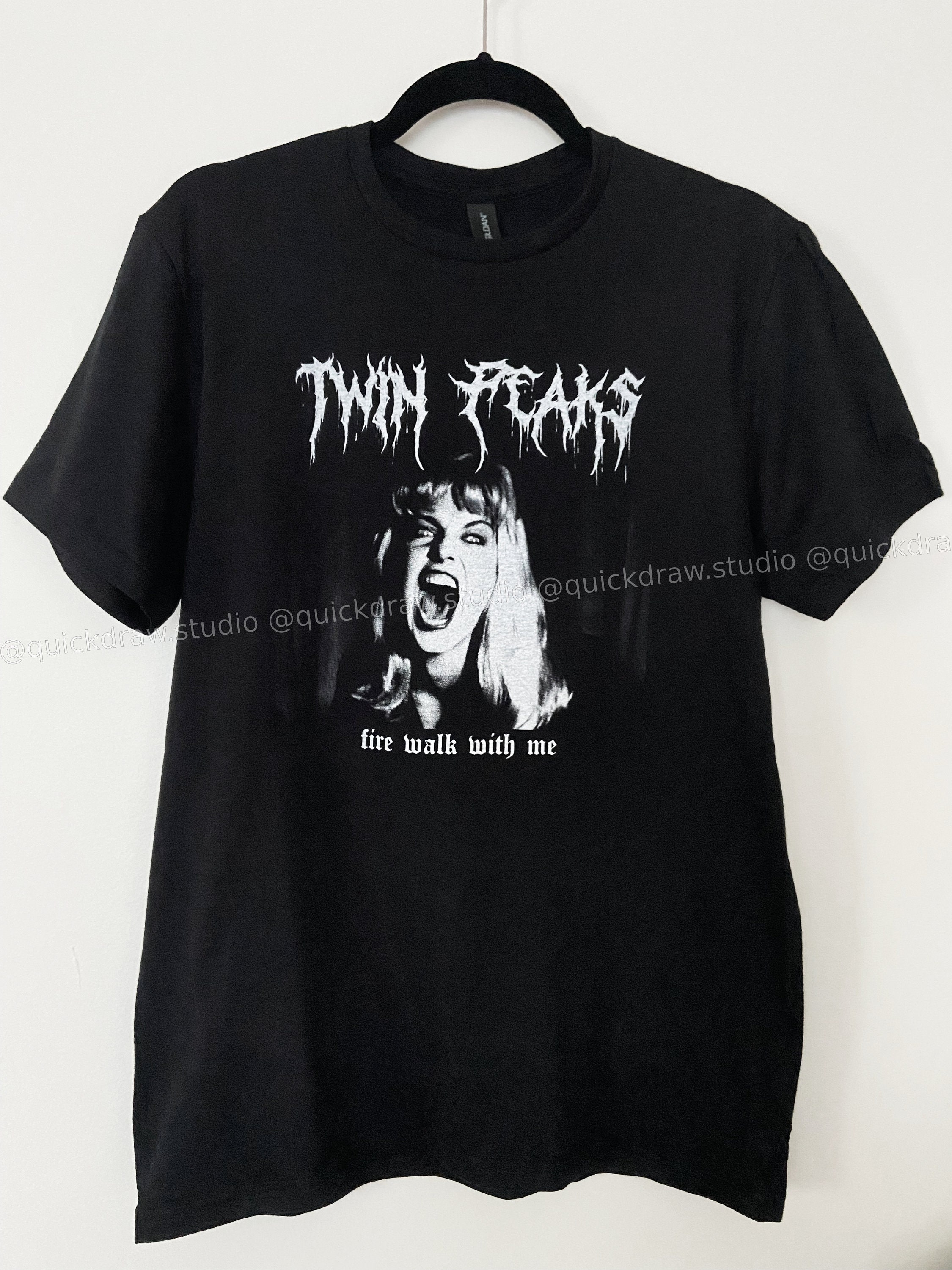 Black Metal Twin Peaks Shirt: Fire Walk With Me, Laura Palmer - Etsy