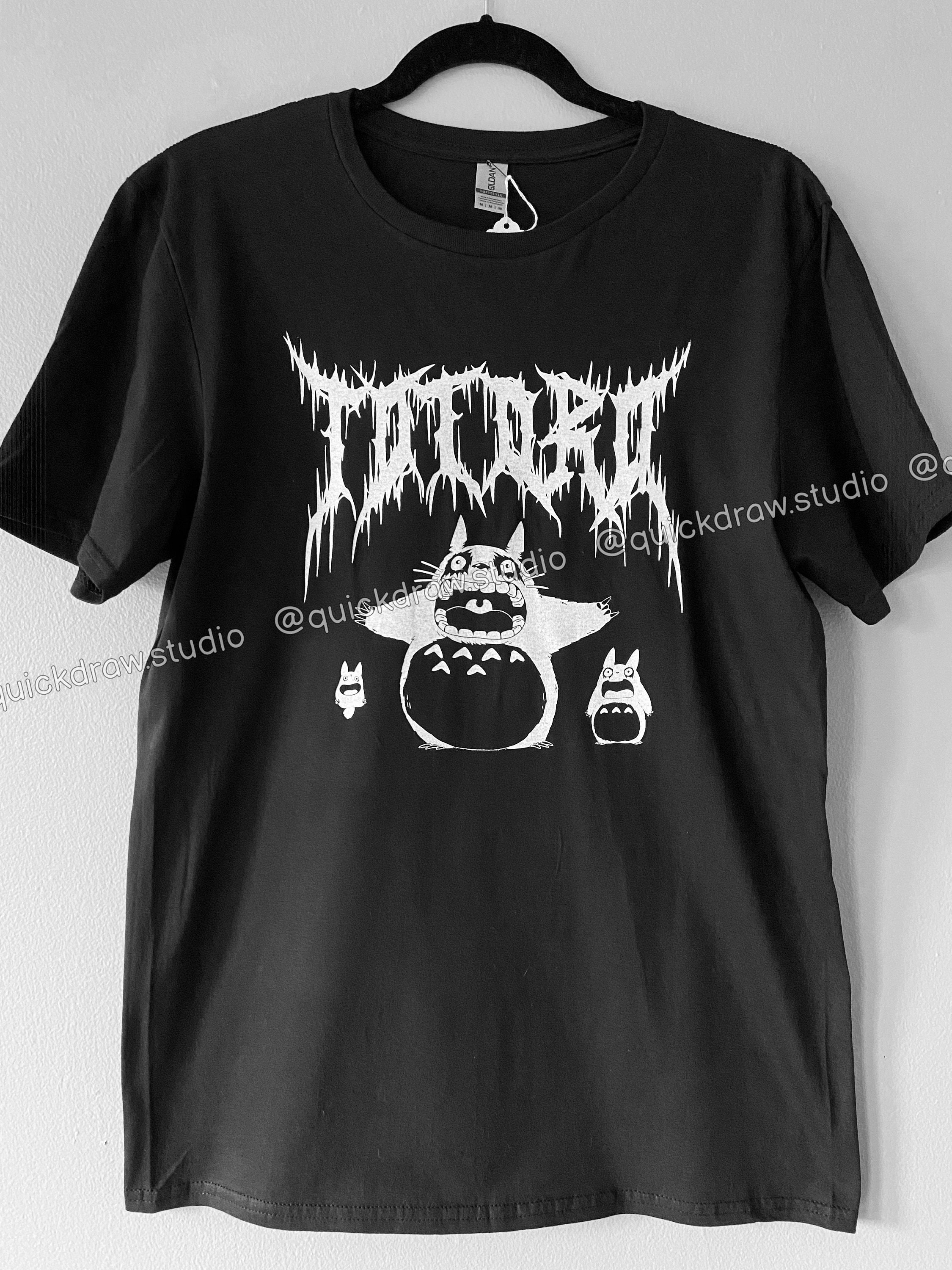 Black Metal Totoro Shirt