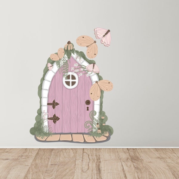 Shop Magical Fairy Door Wall Sticker Set - Removable & Reusable – Sailah Lane