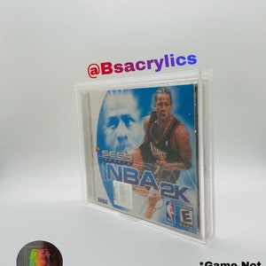 UV Resistant Sega Dreamcast Video Game Acrylic Case Protector
