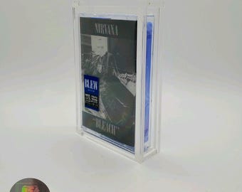 Audio Music Cassette Video Tape Acrylic Case Protector 4mm, UV Resistant