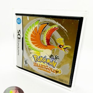 Nintendo 3DS Video Game Acrylic Display Case Protector 4mm, UV Resistant