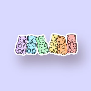 I am a Gummy Bear Sticker by dcarrera