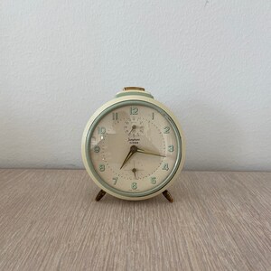 Beautiful country style Junghans bivox clock 50s mid century, christmas gift, image 6