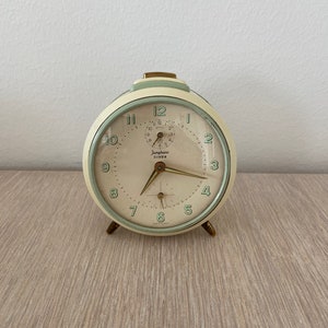 Beautiful country style Junghans bivox clock 50s mid century, christmas gift, image 7