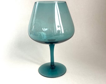 jarrón coleccionable, vidrio vintage, arte en vidrio, cristal de mediados de siglo moderno retro