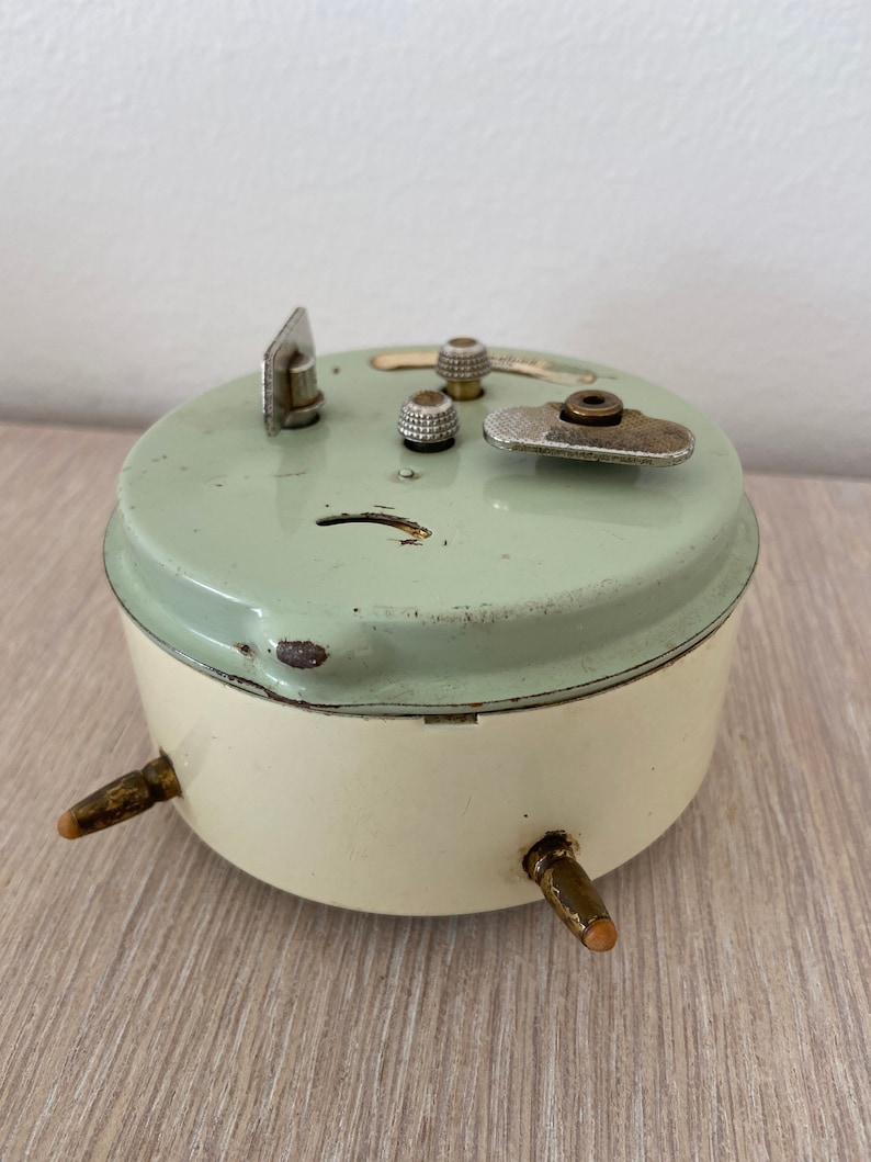 Beautiful country style Junghans bivox clock 50s mid century, christmas gift, image 10