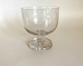 1 Rustica Pukeberg bowl collectible, vintage glass, glass art, crystal 1960 60s retro