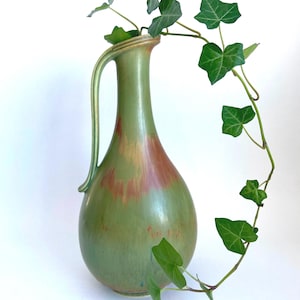 Gunnar Nylund, mid century modern, Krug, Krug, Sammlerstück, Vintage Porzellan, grüne Hasenglasur, rörstrand, rorstrand, Geschenk
