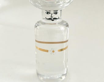 Kosta Uncle Bill, Ann and Göran Wärff paperweight, glass collectible, vintage glass figurine, glass art, crystal 1970