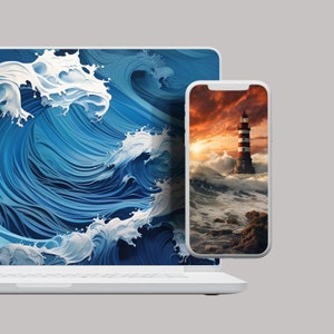 Wallpaper Sea, seawallpaper, Sea wallpaper, waves wallpaper, sunset sea image, lighthouse wallpaper, Sea view background