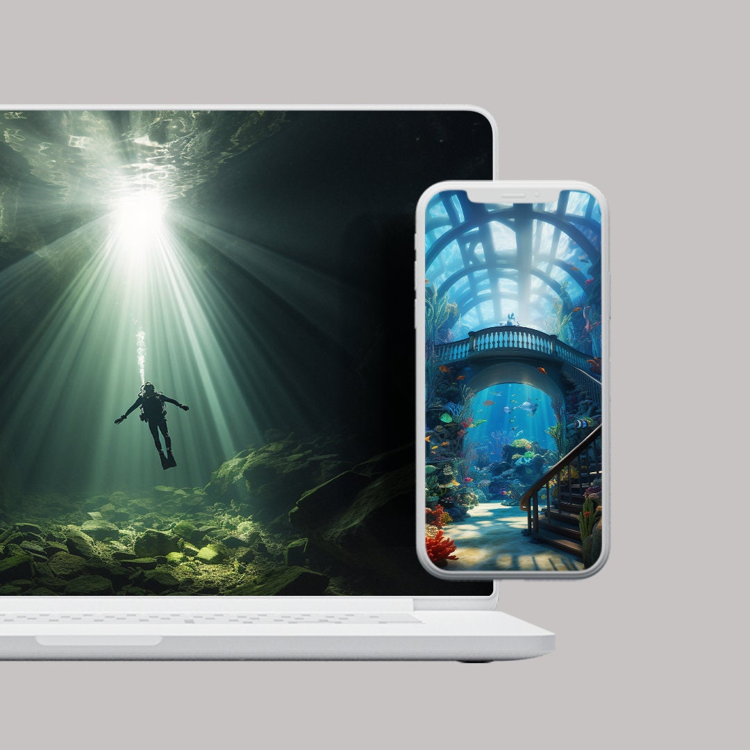 Wallpaper Underwater World, Underwater Wallpaper, Underwater Scene ...