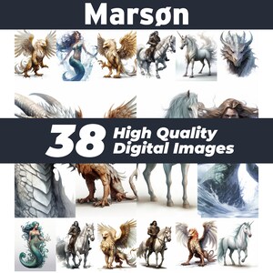 Enter Fantasy Realms, Mythical Dragons PNG, Enchanted Beings, Fairy Tale Creatures, Imaginary World Art - Digital