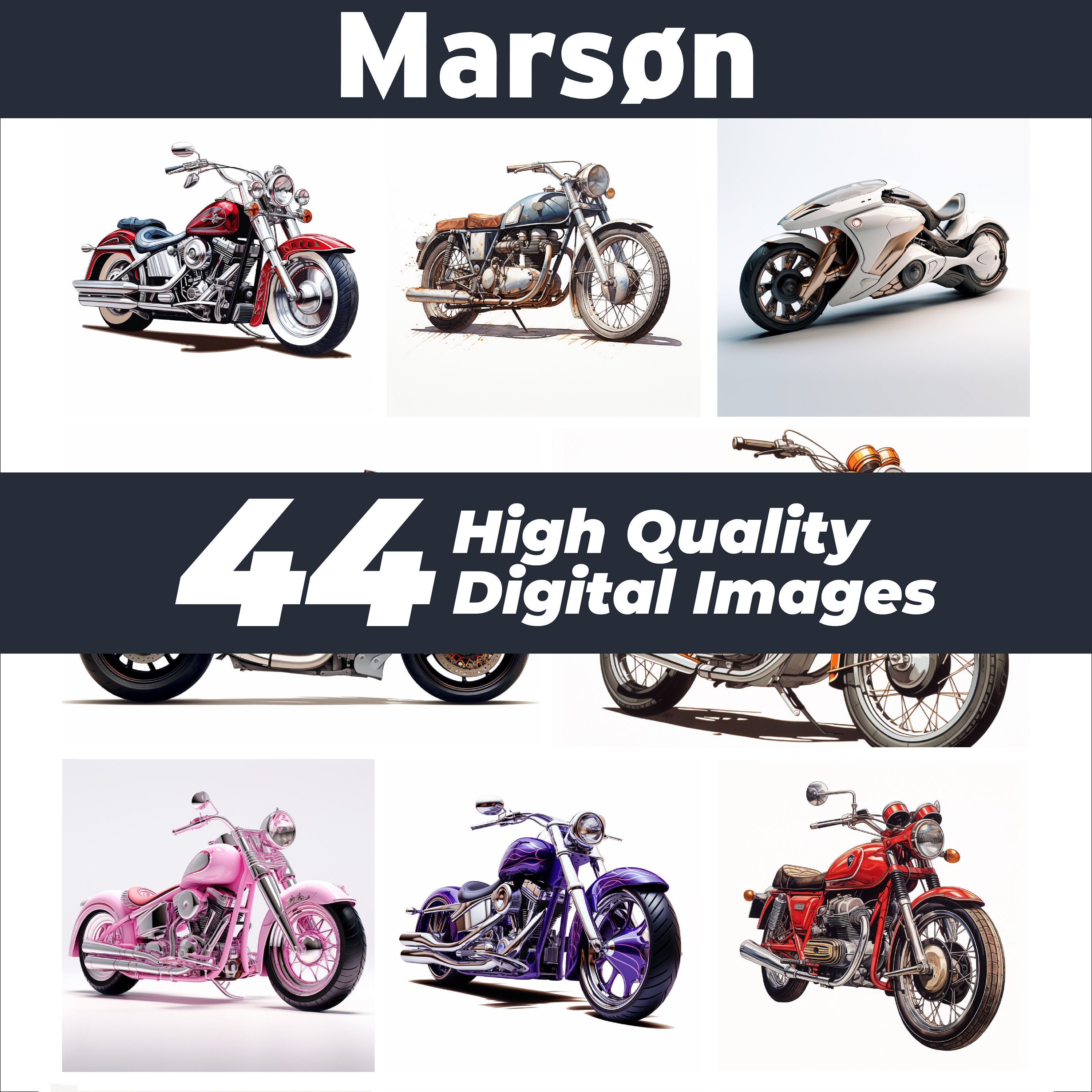 Harley Davidson Scrapbooking Paper 12 x 12 Overlay Transparency Embossed  Metal