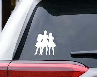 Car Decal • Band Sticker • Baby Metal Silhouette Decal • Waterproof