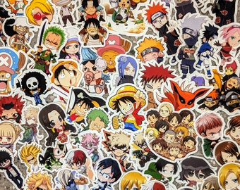 anime chibi stickers etsy
