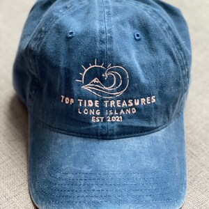 Embroidered Top Tide Treasures Baseball Hat image 2