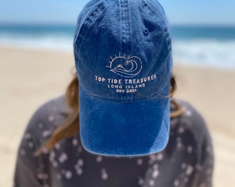 Embroidered Top Tide Treasures Baseball Hat