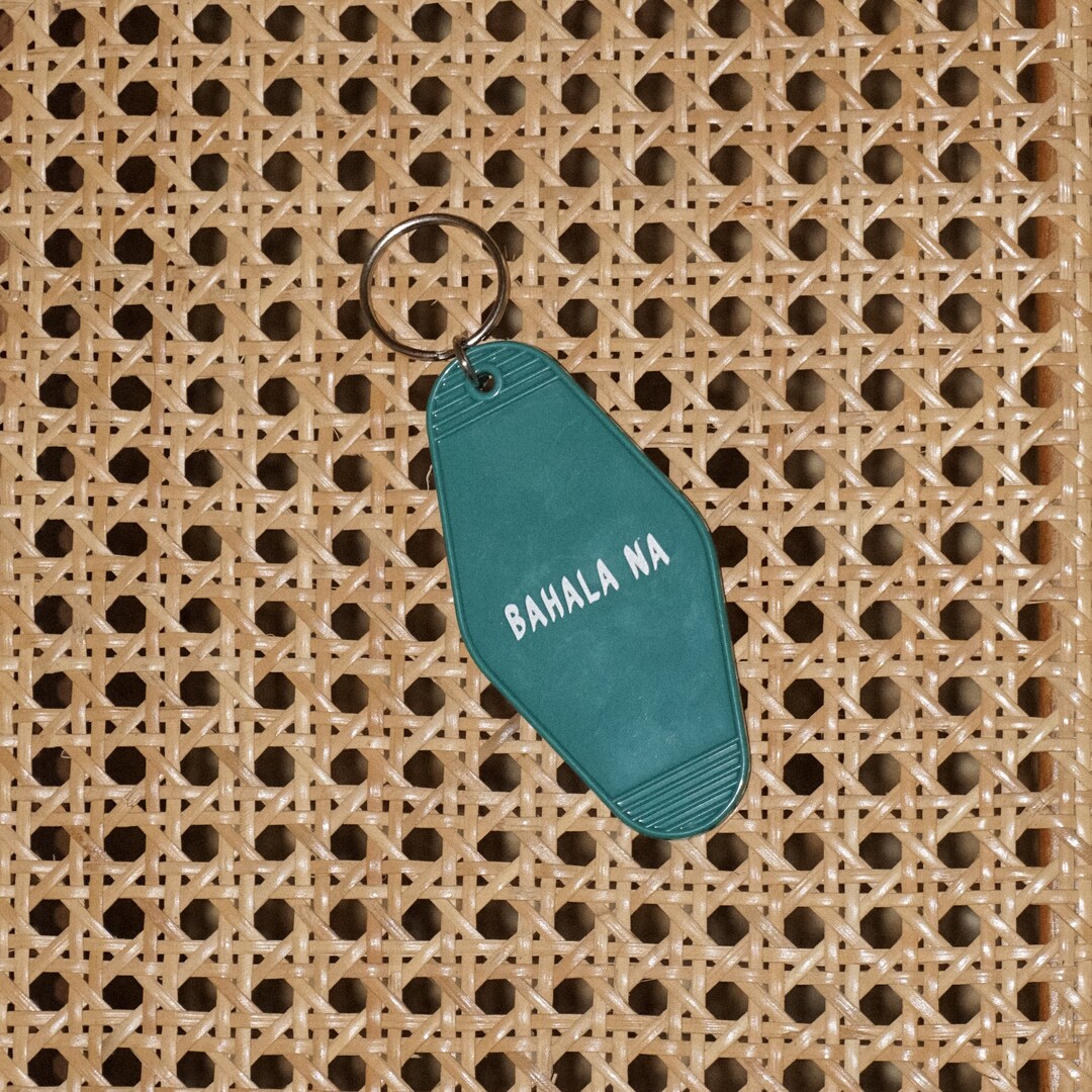 BAHALA NA Key Tag Filipino Motel Key Tag Filipino Pride Etsy