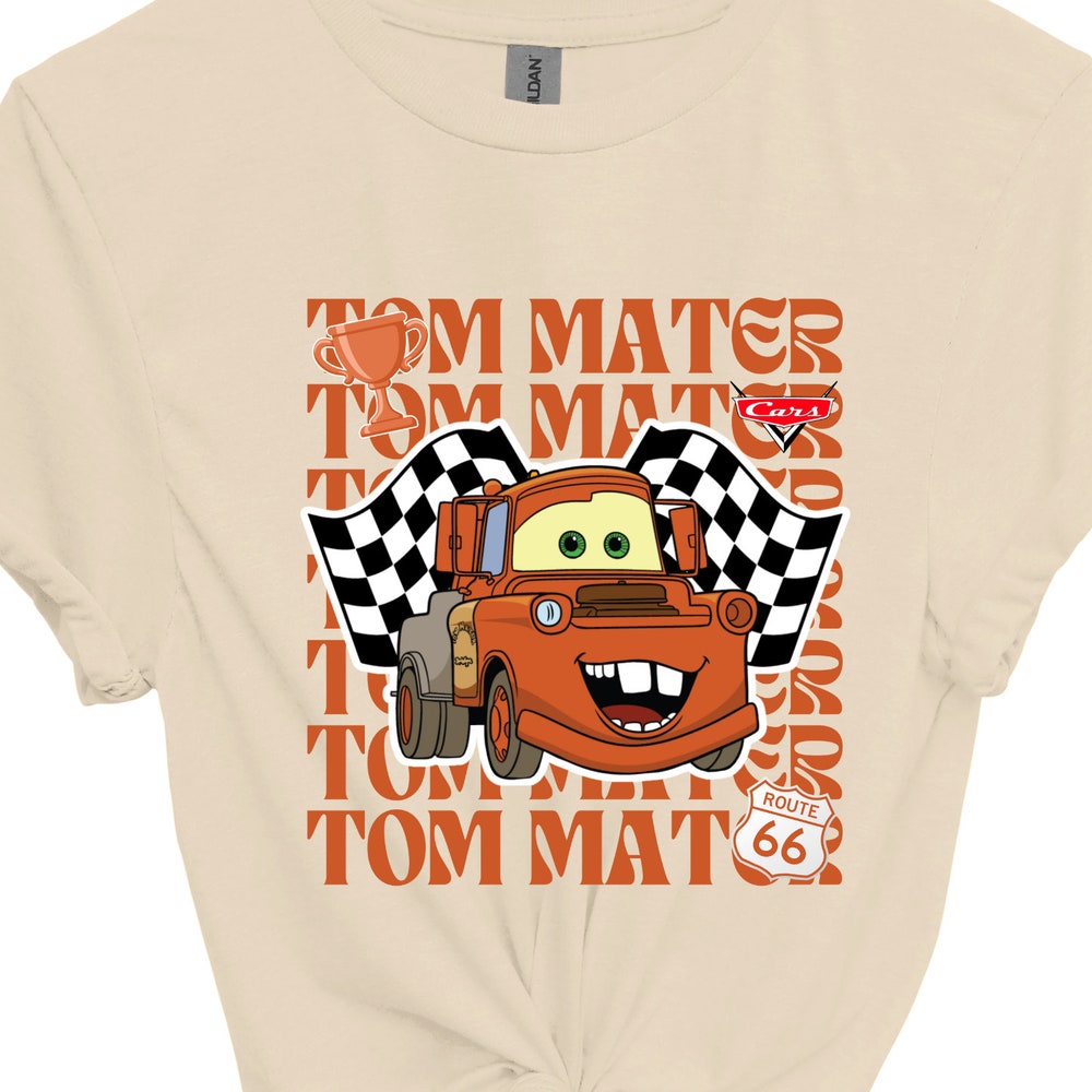 Snorider Design Tow Mater Shirt, Cars Mater Shirt, Cars Mater Theme Party Tee, Cars Characters, Cars Movie Shirt, Disney Pixar Shirt, Cars Land Shirt
