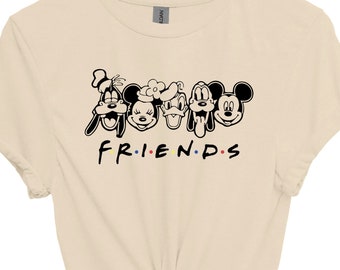 Mickey and Friends Shirt, Disney Friends Shirt, Disneyland Character Shirt, Minnie- Donald-Daisy-Goofy-Dog Pluto Shirt, Cute Disney Shirts