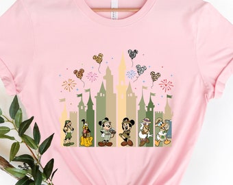 Disney Safari Shirt, Magical Castle Shirt, Disney Friends Shirt, Safari Mode, Animal Kingdom Themed, Mouse And Friends, Leopard Mickey Ears