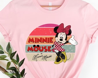 Minnie Mouse Retro Tee: Disneyland Vacation Shirt