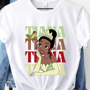 Disney Tiana Princess Shirt, Cute Tiana Tee, Disney Character Shirt,  Princess Birthday, Princess Tiana, Princess Girl Shirt, Princess Trip