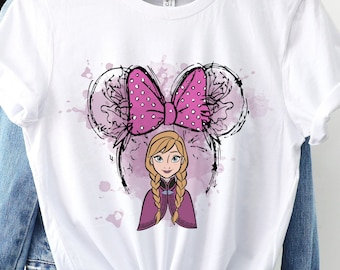 Princess Anna Shirt: Frozen Mickey Ears Tee