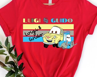 Luigi and Guido Cars Shirt, Cars Luigi Shirt, Cars Land Shirt, Cars Characters, Disney Cars Shirt, Cars Movie Shirt,Cars Birthday Shirt
